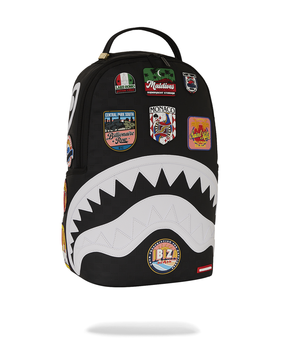 Backpack attached to rolling luggage for travel convenience