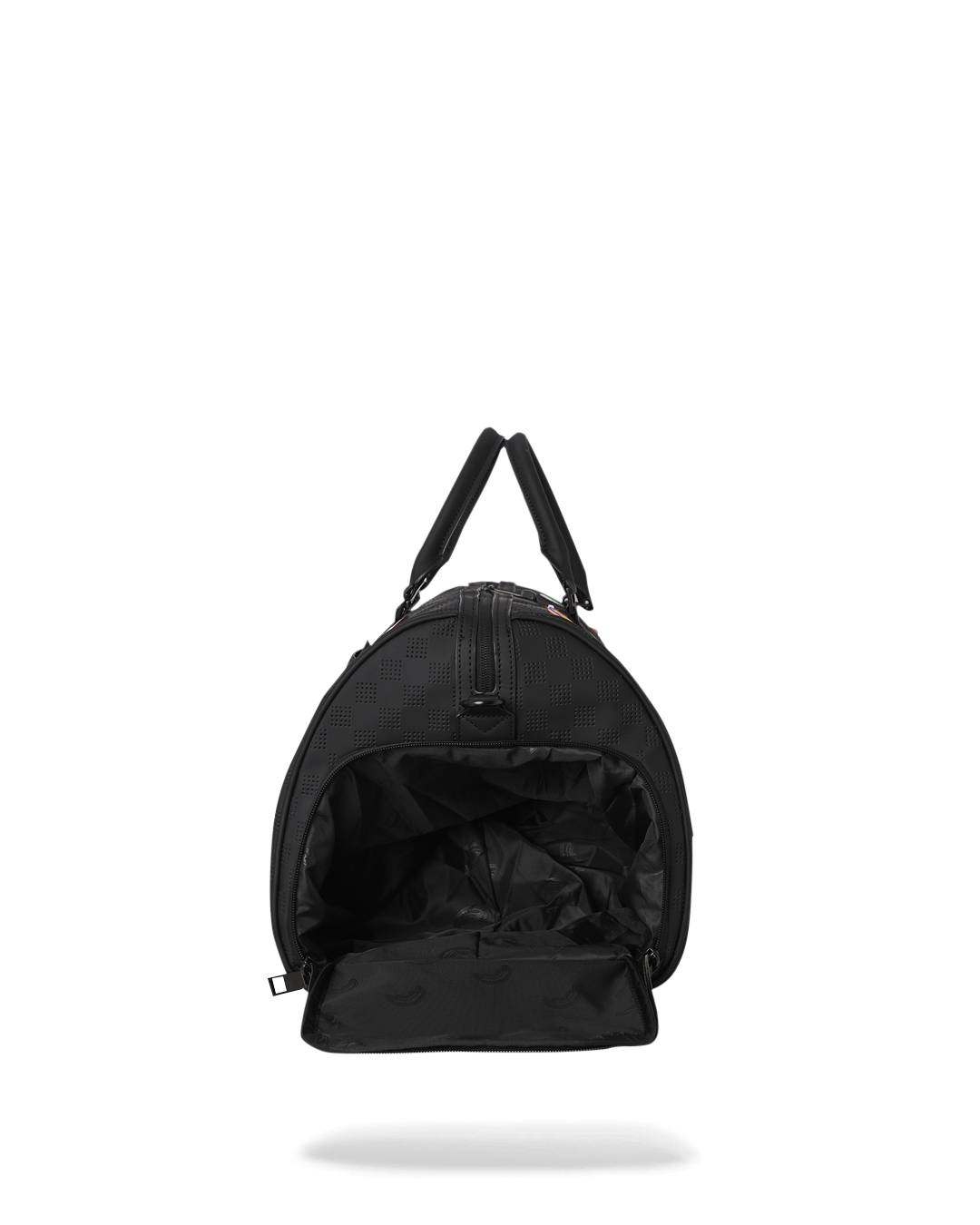 Interior shot highlighting spacious compartments and water-resistant fabric