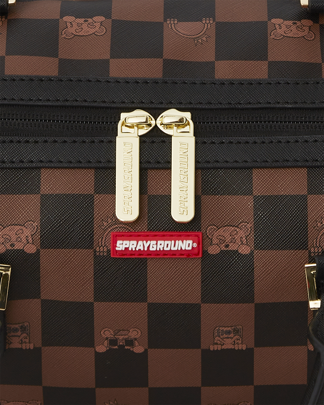 Interior of the bag showing the zip pocket