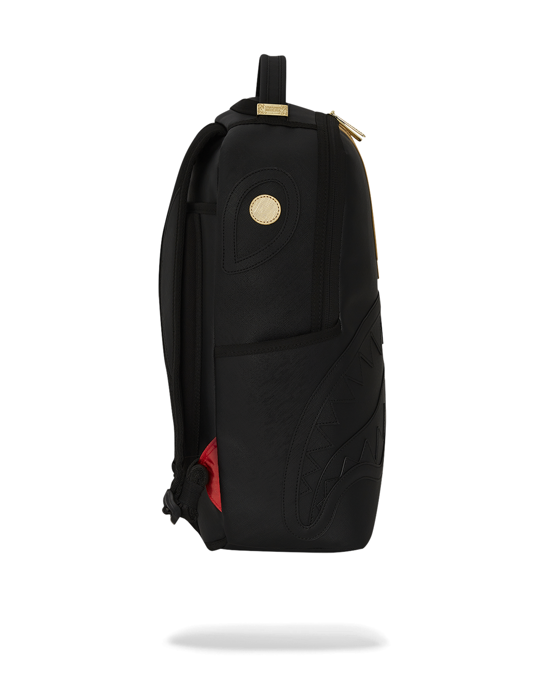 Back view of the backpack, highlighting the ergonomic mesh back padding and adjustable straps.