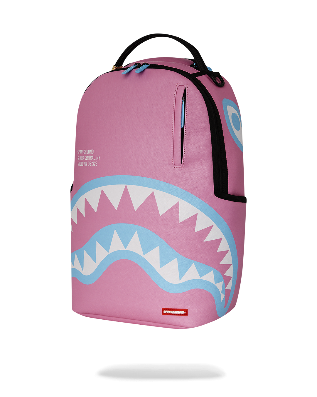 Backpack attached to luggage via slide-through sleeve for travel convenience