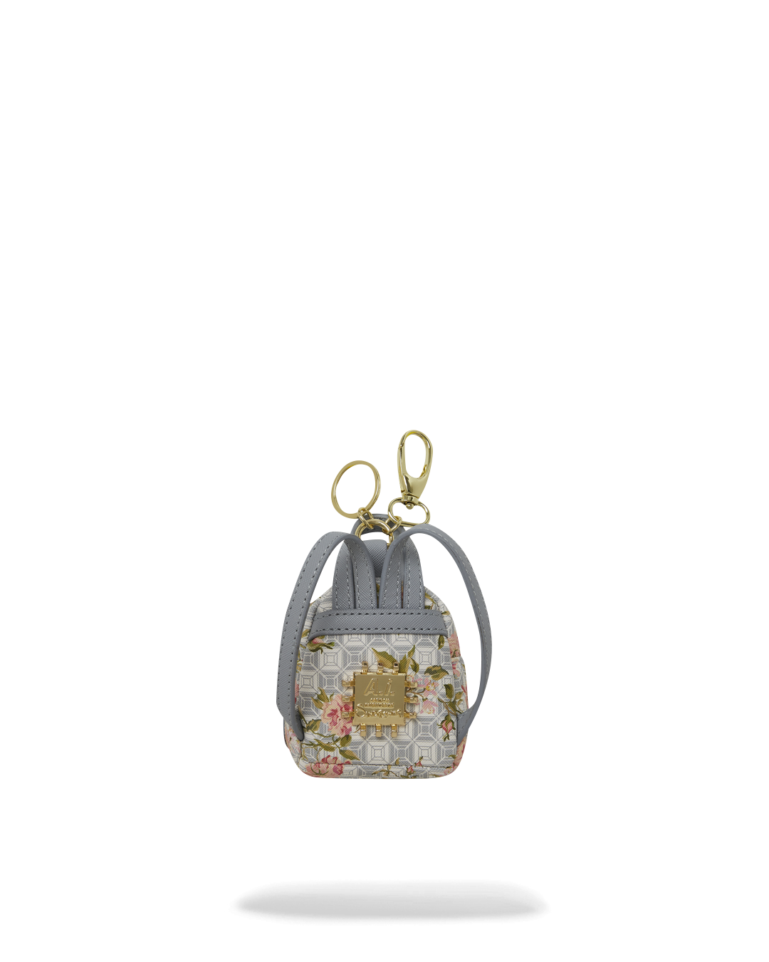 Close-up of African accessories energy keychain on a backpack strap