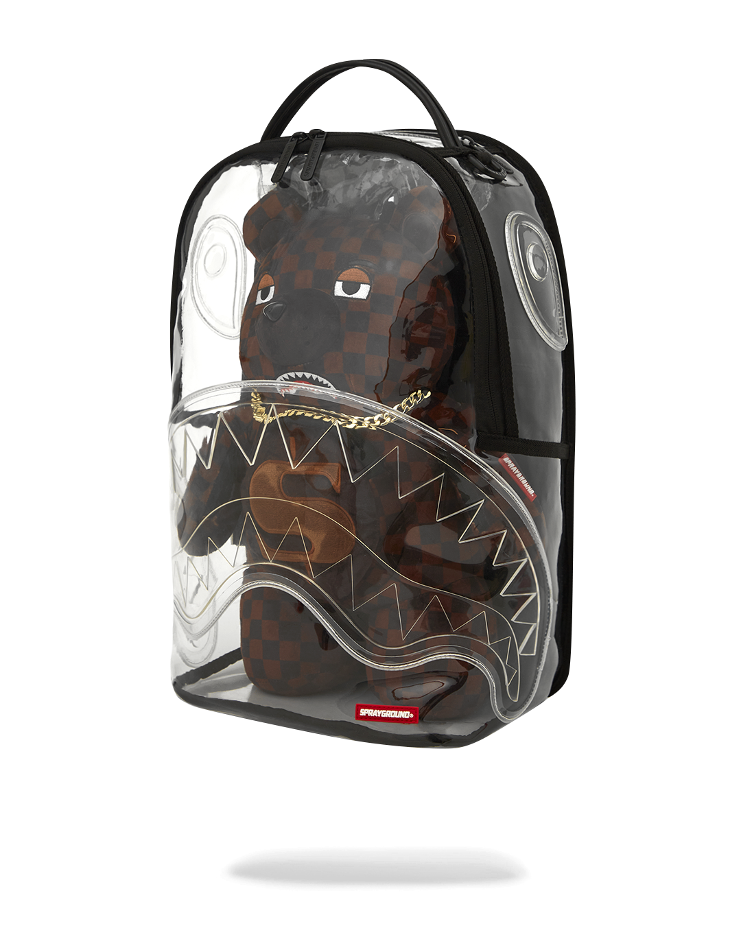 Side profile highlighting side pockets and adjustable straps for comfort