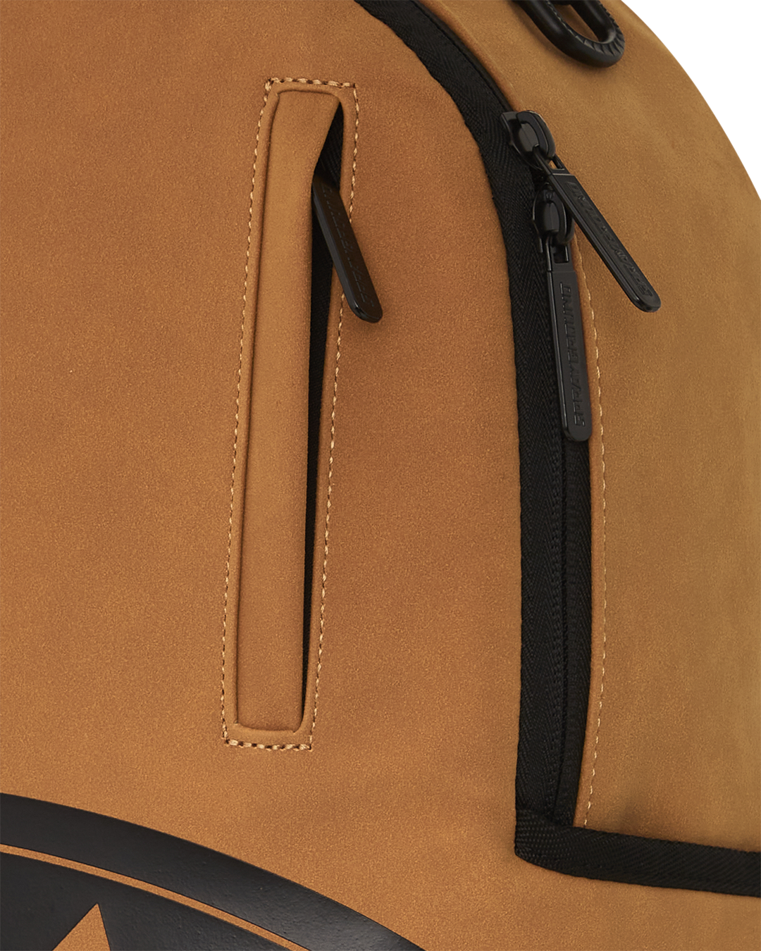 Backpack attached to luggage demonstrating travel-ready design