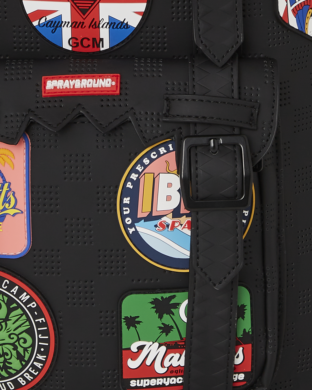 Interior view of the velour laptop compartment in the Billionaire Hills backpack.