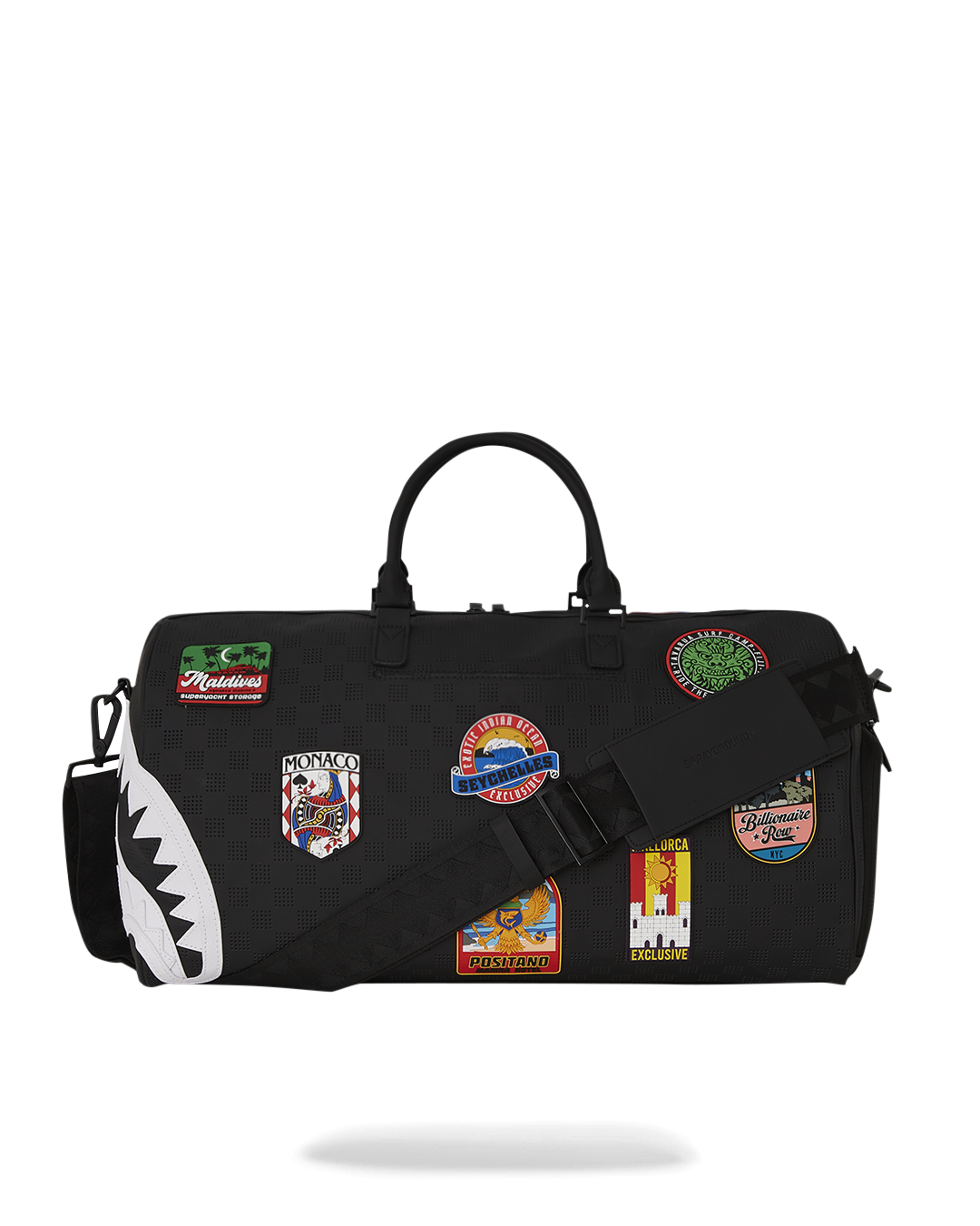 Interior shot highlighting spacious compartments and water-resistant fabric