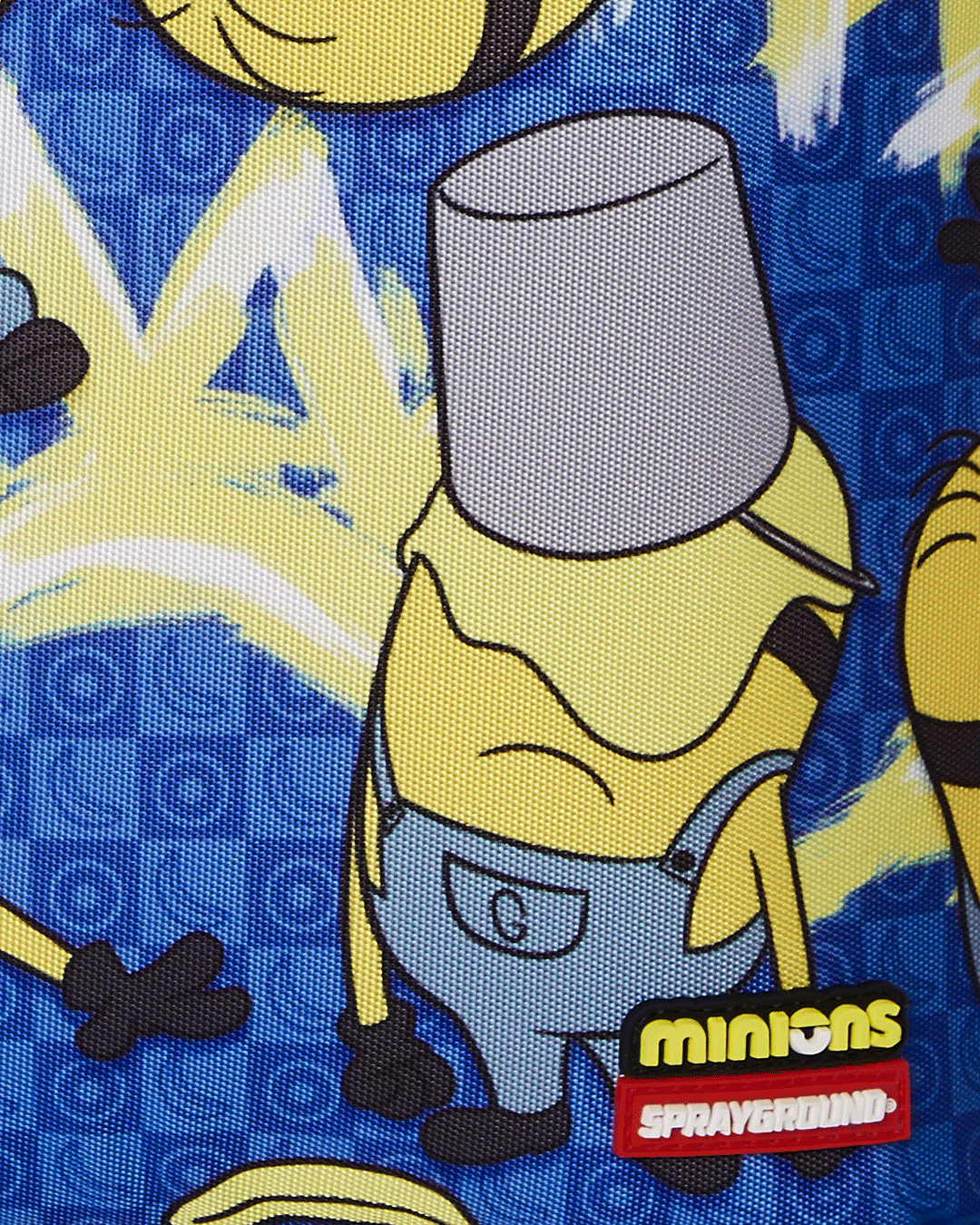 Side view of the Minions Adventure Backpack with adjustable straps