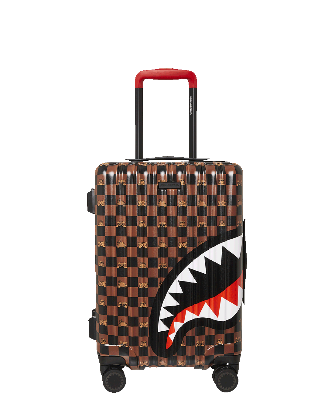 Front view of Hideout Elite Hard Shell Carry-On Luggage showing its sleek design.
