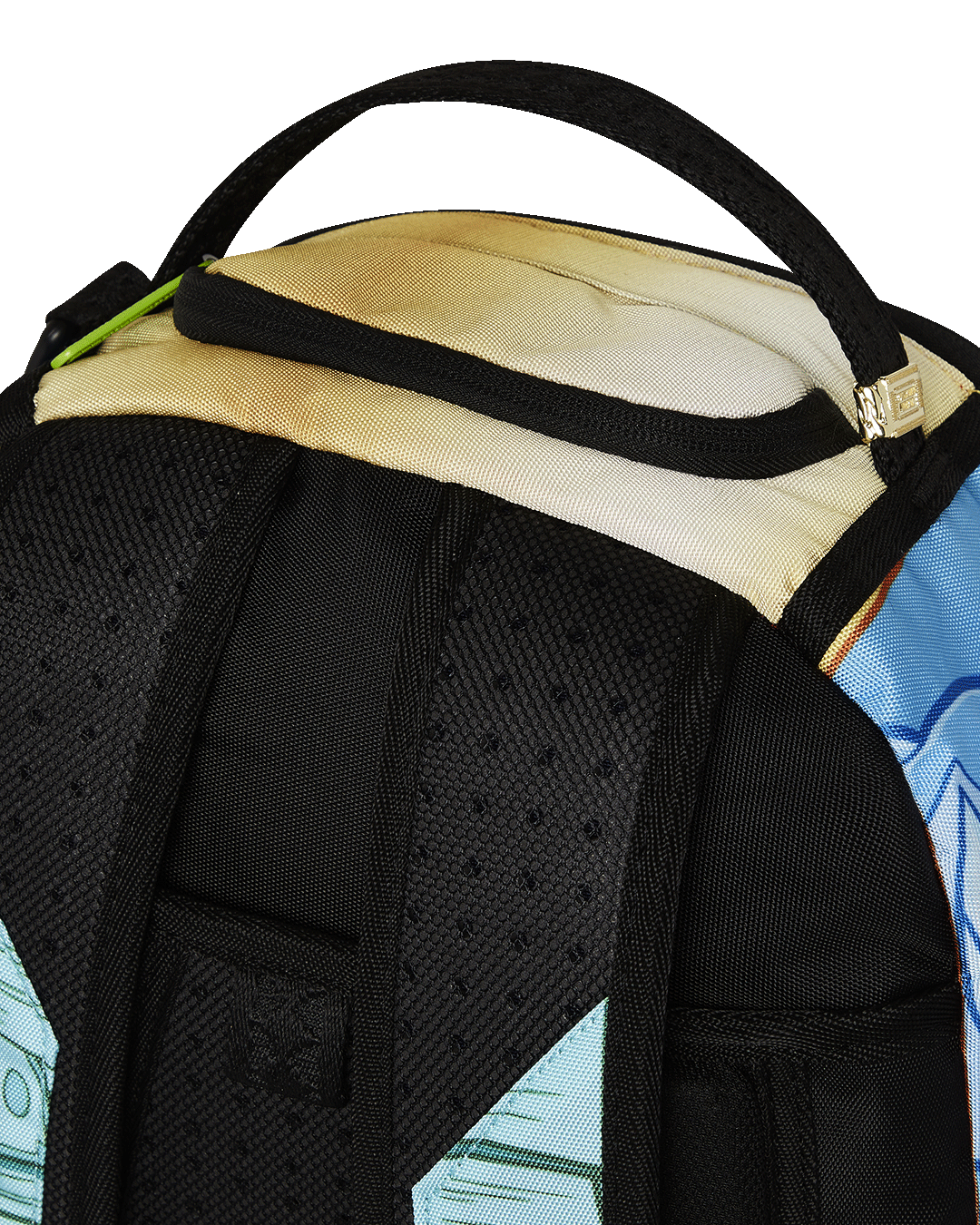 Front view of the Timmy Takeover Deluxe Backpack showcasing its vibrant design.