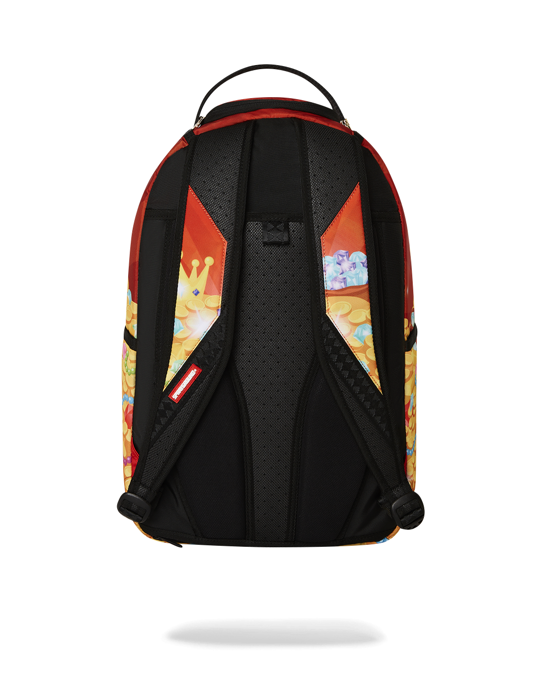 Front view of Sprayground Bugs Bunny backpack showing design details