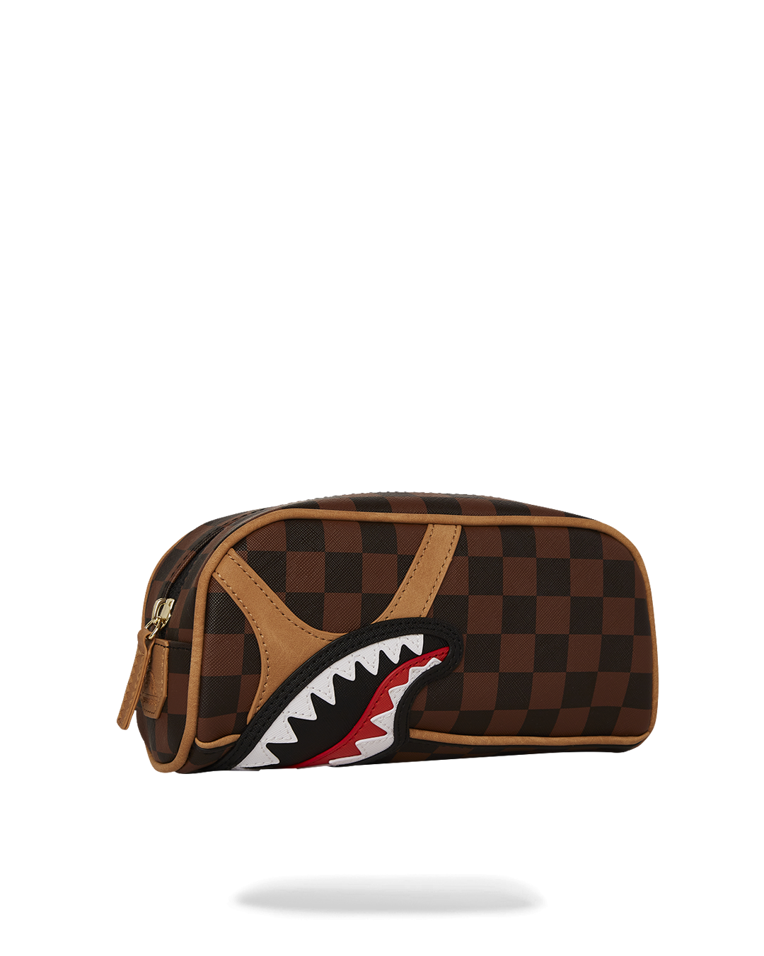 Pouch hanging from a backpack strap, ideal for travel or daily commutes
