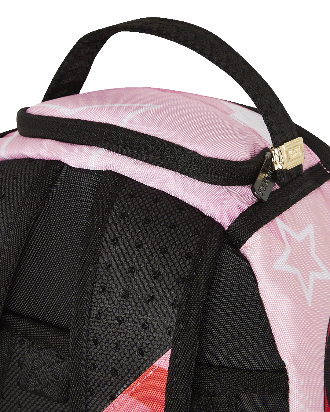 POWERPUFF GIRLS cartoon backpack with front zipper pocket and Velour sunglass compartment
