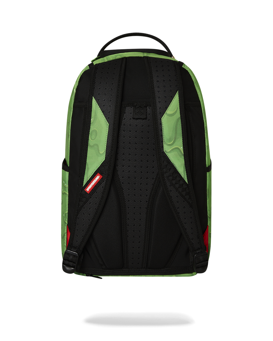 Slim Nickelodeon Slime Squad backpack with front zipper pocket and side pockets