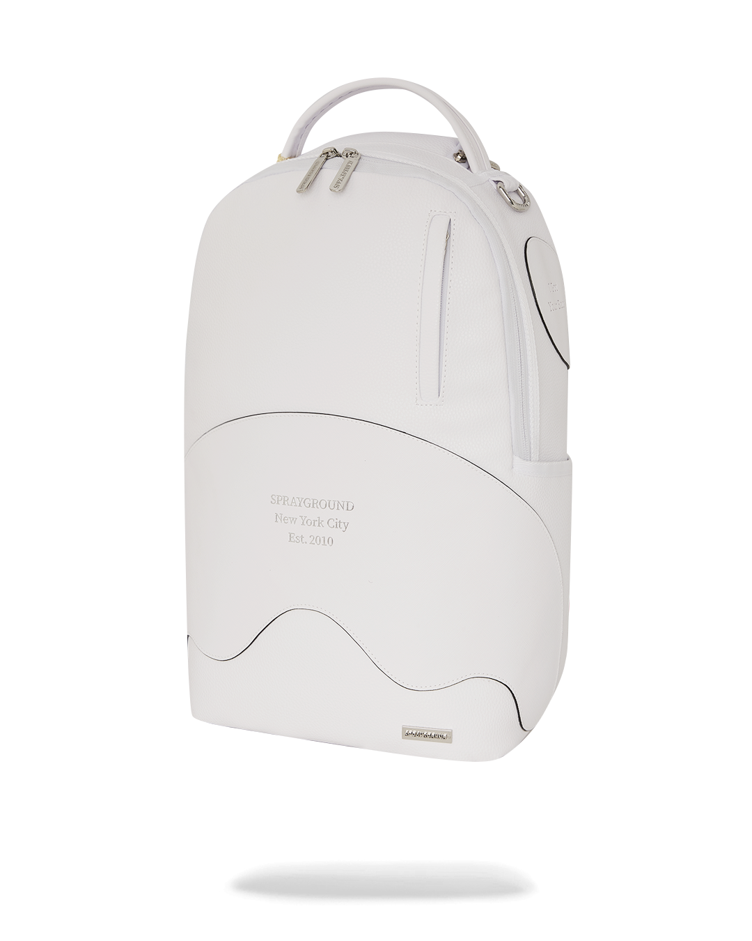 Interior mesh and velour compartments of the peak design backpack ideal for laptops and accessories.