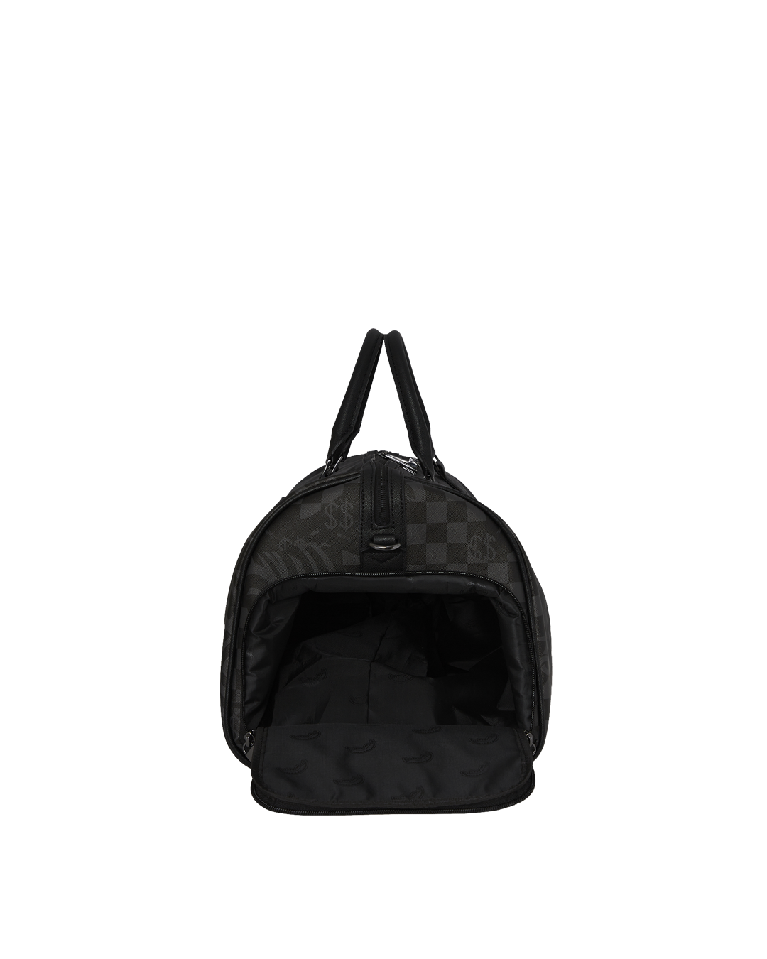 Golf travel bag packed inside the Emperor duffle for weekend trips