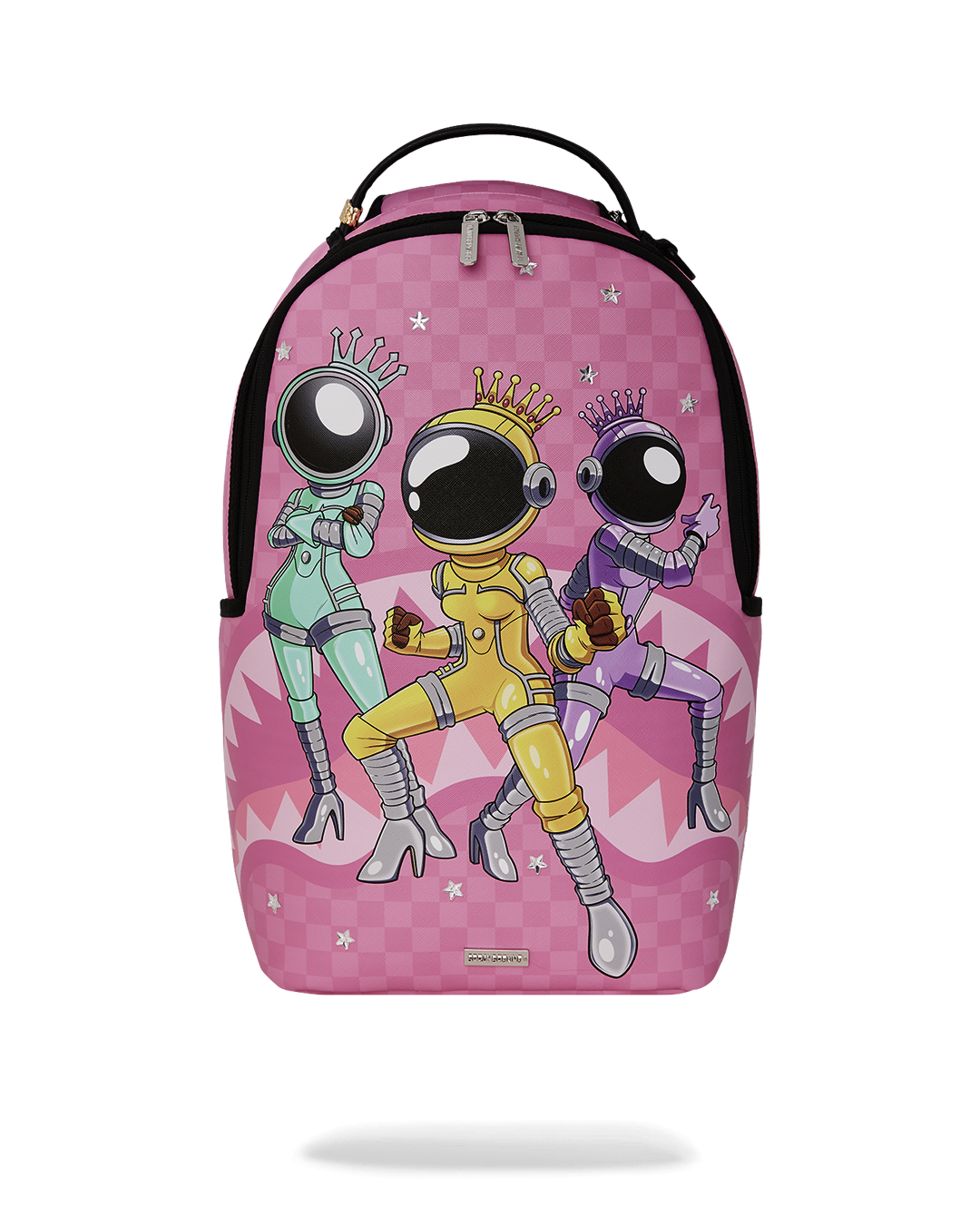 ASTROGALAXY DLXSV BACKPACK - Faux leather laptop backpack with star details