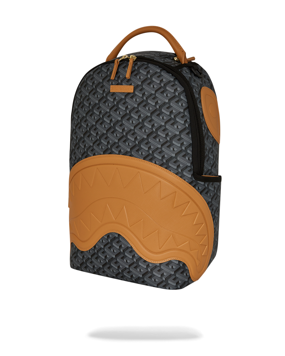 Side angle displaying side pockets and carry-on sleeve feature