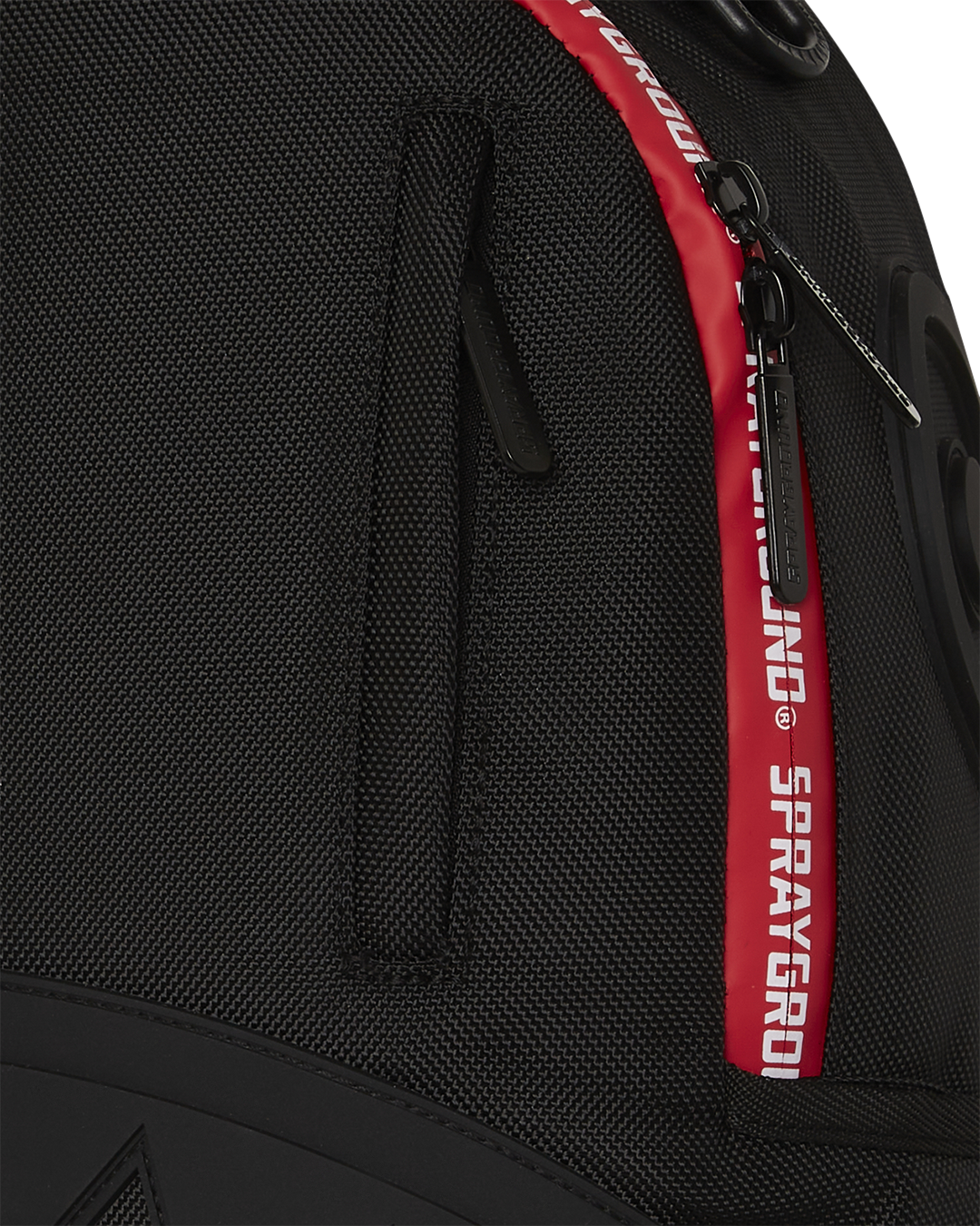 Interior laptop compartment with mesh organizer and velour lining for tech gear