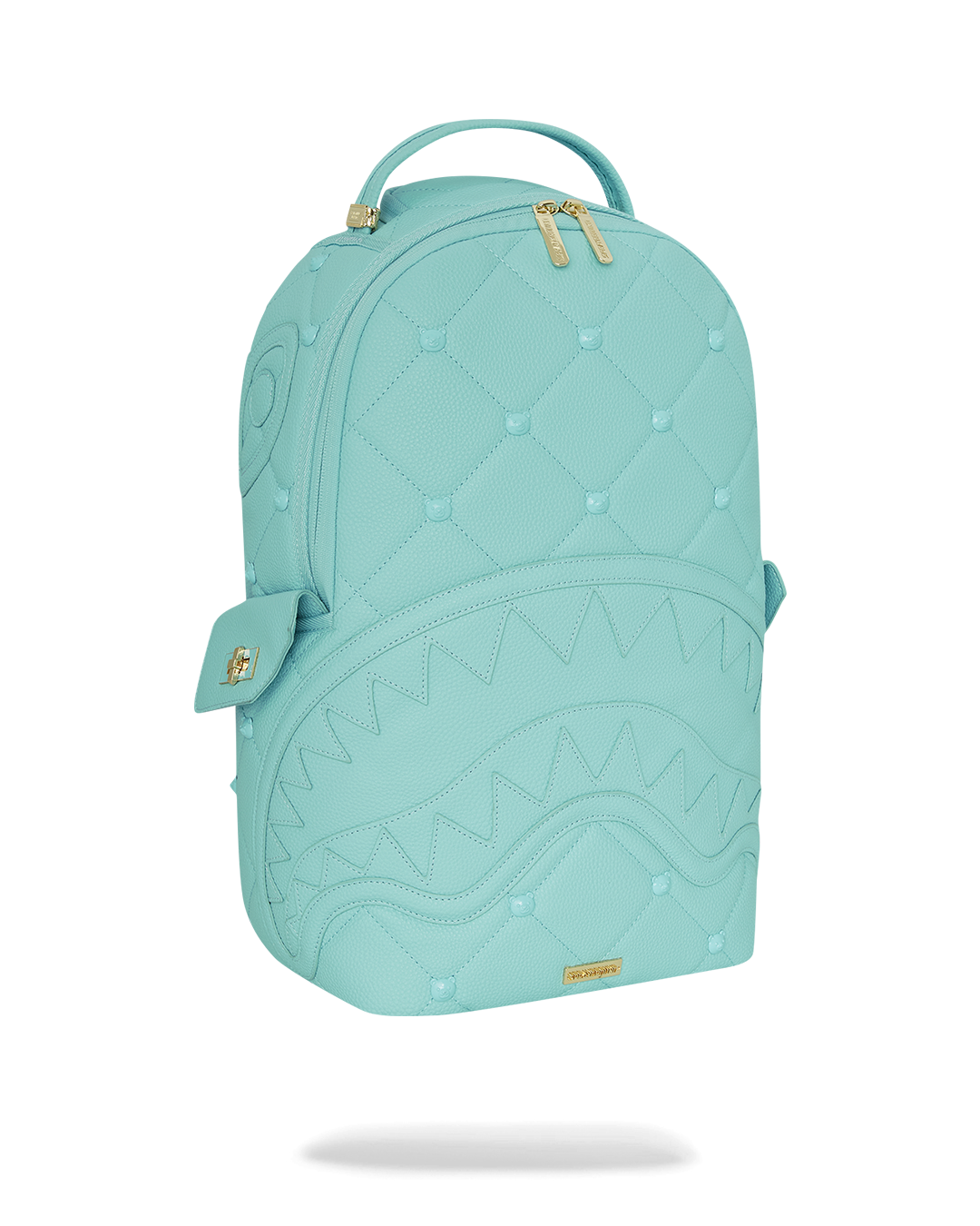 Limited edition Rococco Bear backpack in vibrant design with gold zippers.