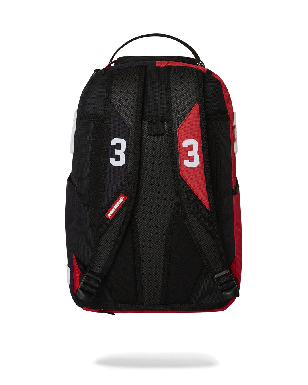 Hey Arnold Sprayground backpack front view with open pockets