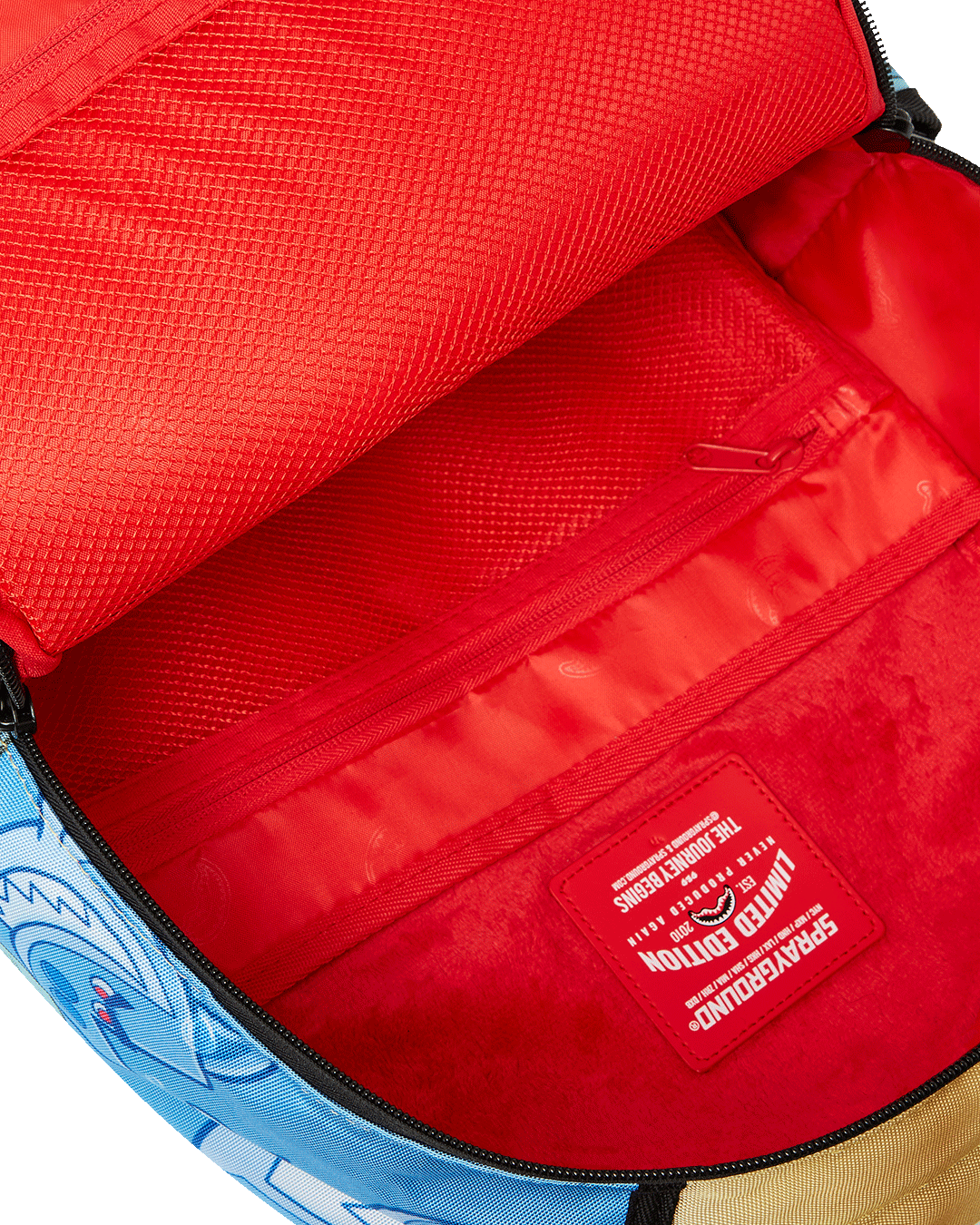 Side angle of the Timmy Takeover Backpack with adjustable straps and ergonomic padding.