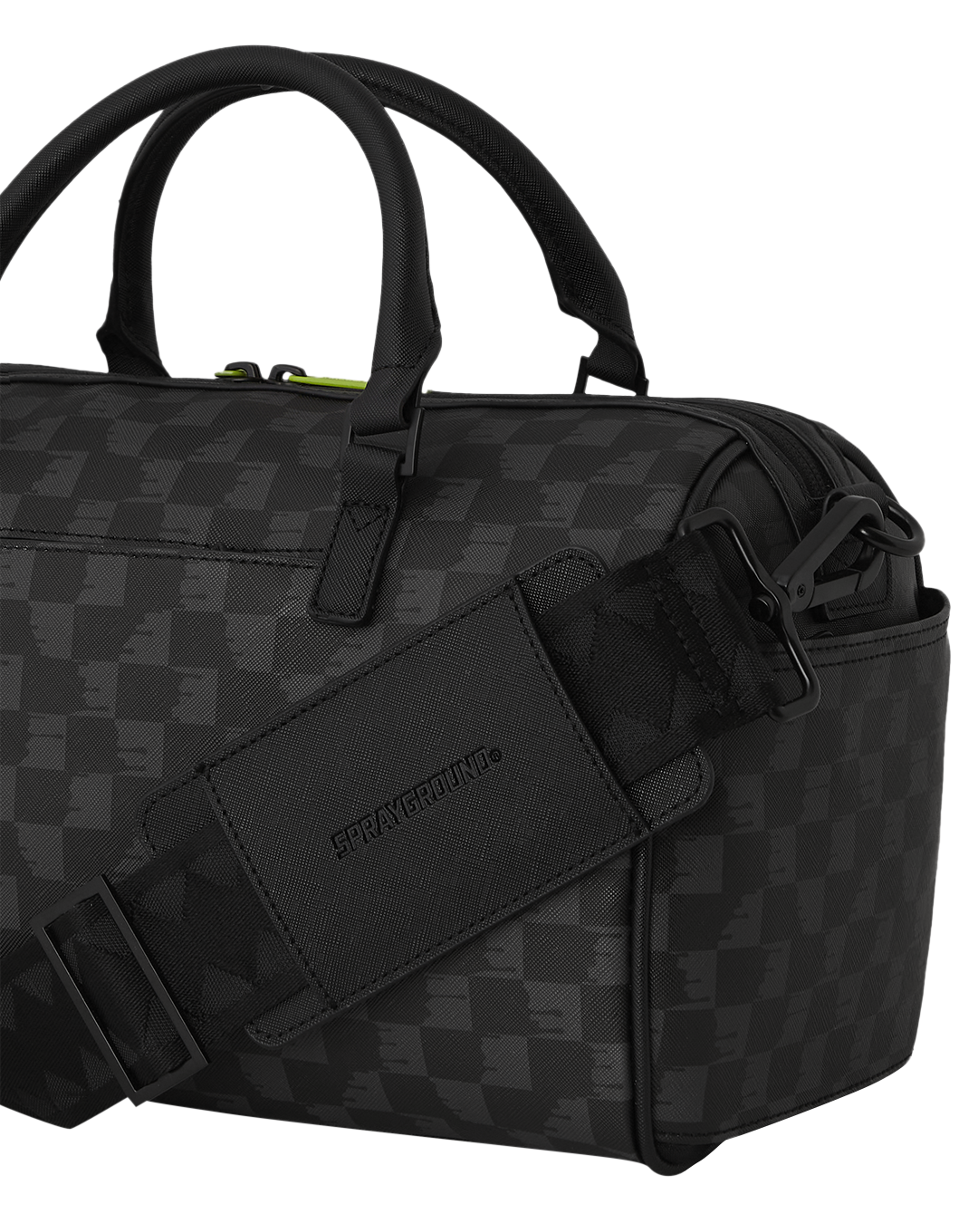 Inside view highlighting zip pocket and interior compartments for organization