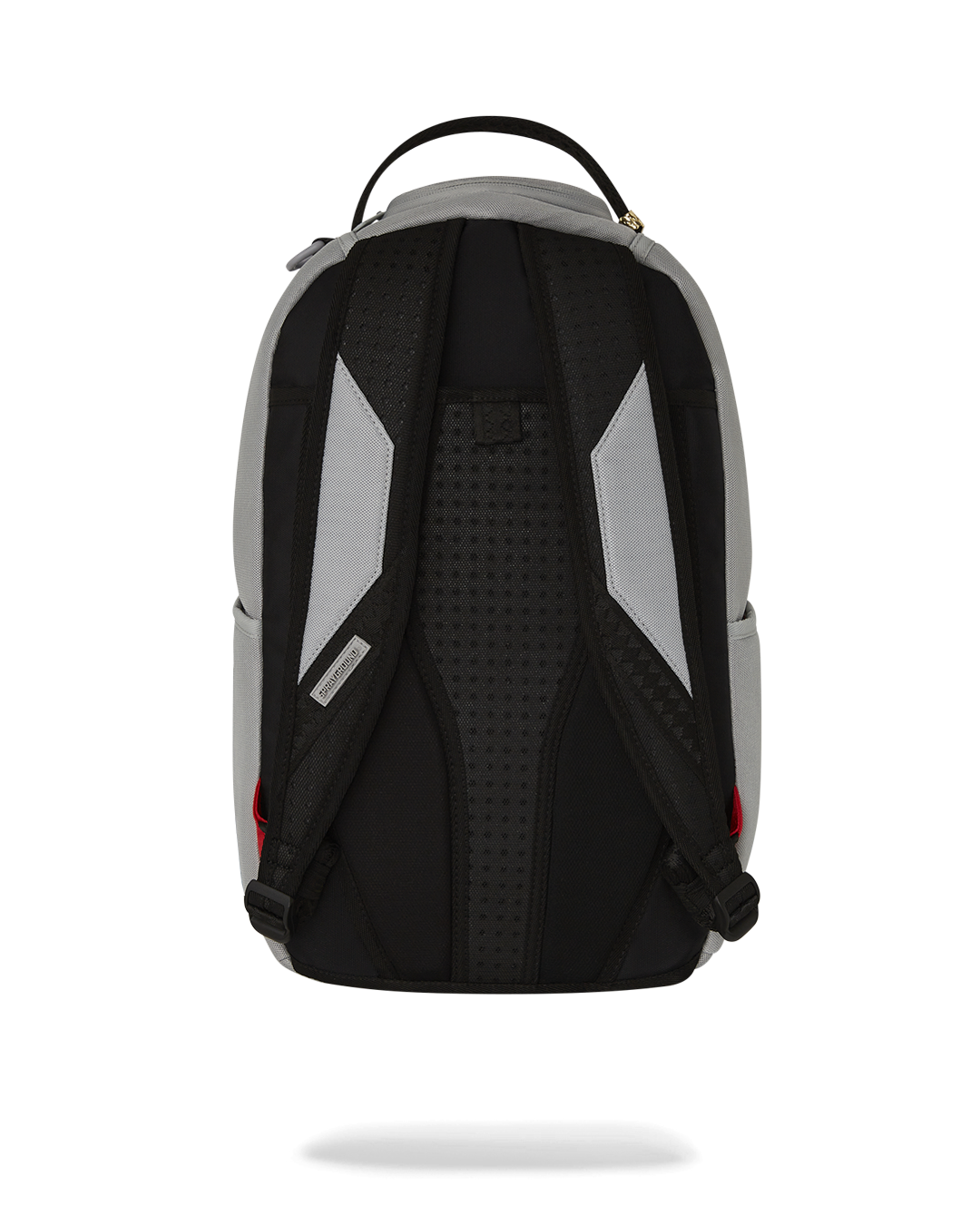 Interior shot highlighting the velour laptop compartment and mesh organizer pocket for efficient storage