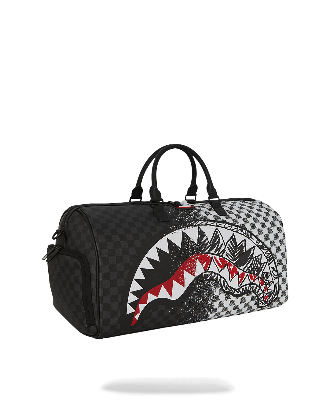 Interior layout of golf travel bags featuring sneaker pocket and durable lining