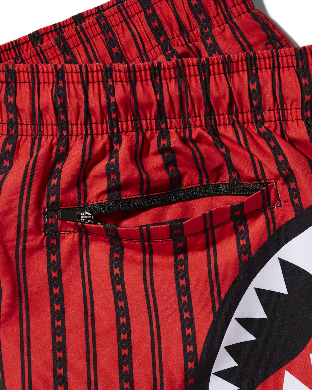 Front angle highlighting waistband and swimwear fit