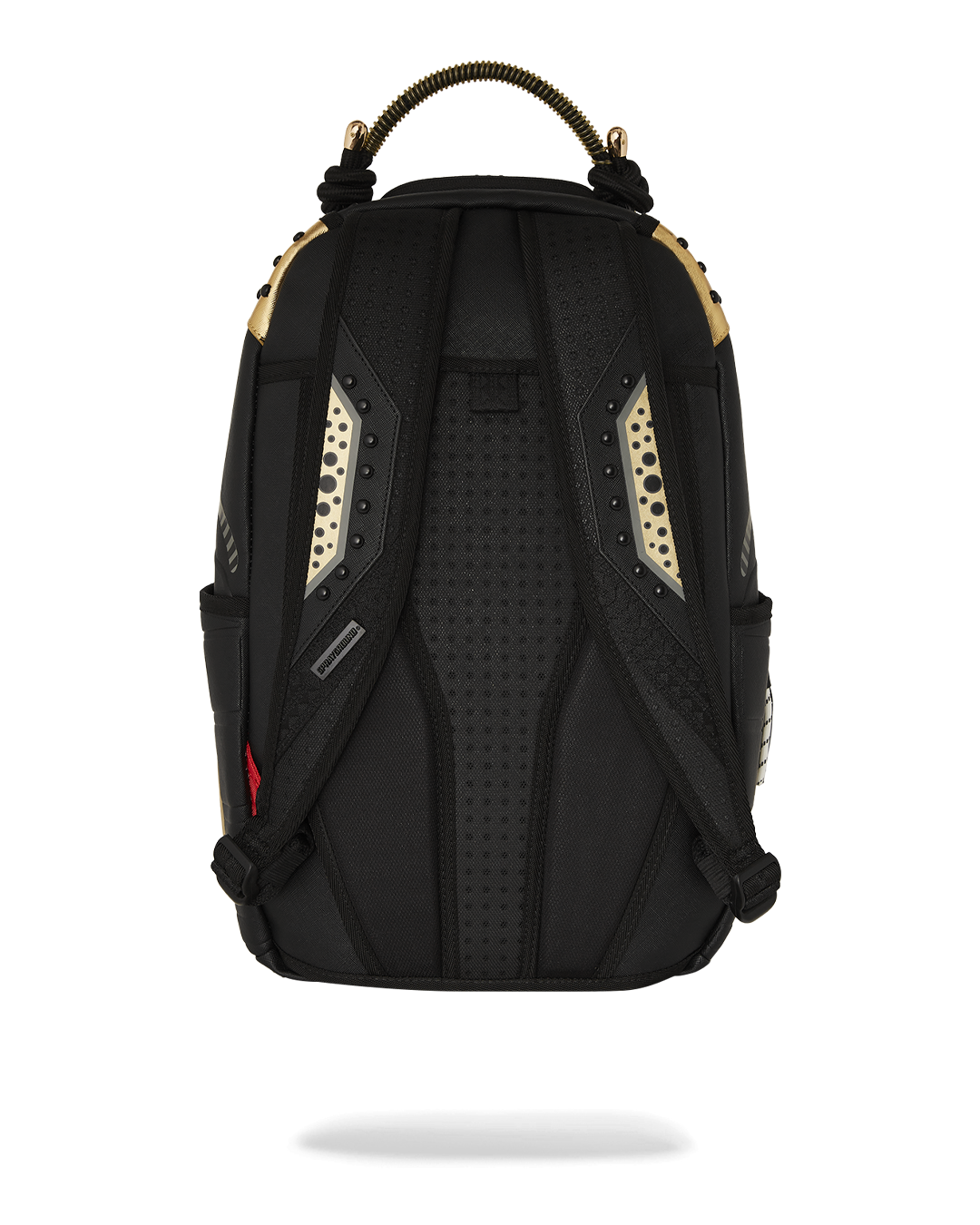 Velour laptop compartment and mesh organizer inside the A.I. African Intelligence backpack