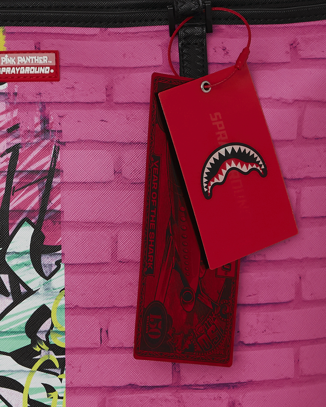 Pink Panther Prestige Tote front view showcasing its vibrant pink color and spacious design