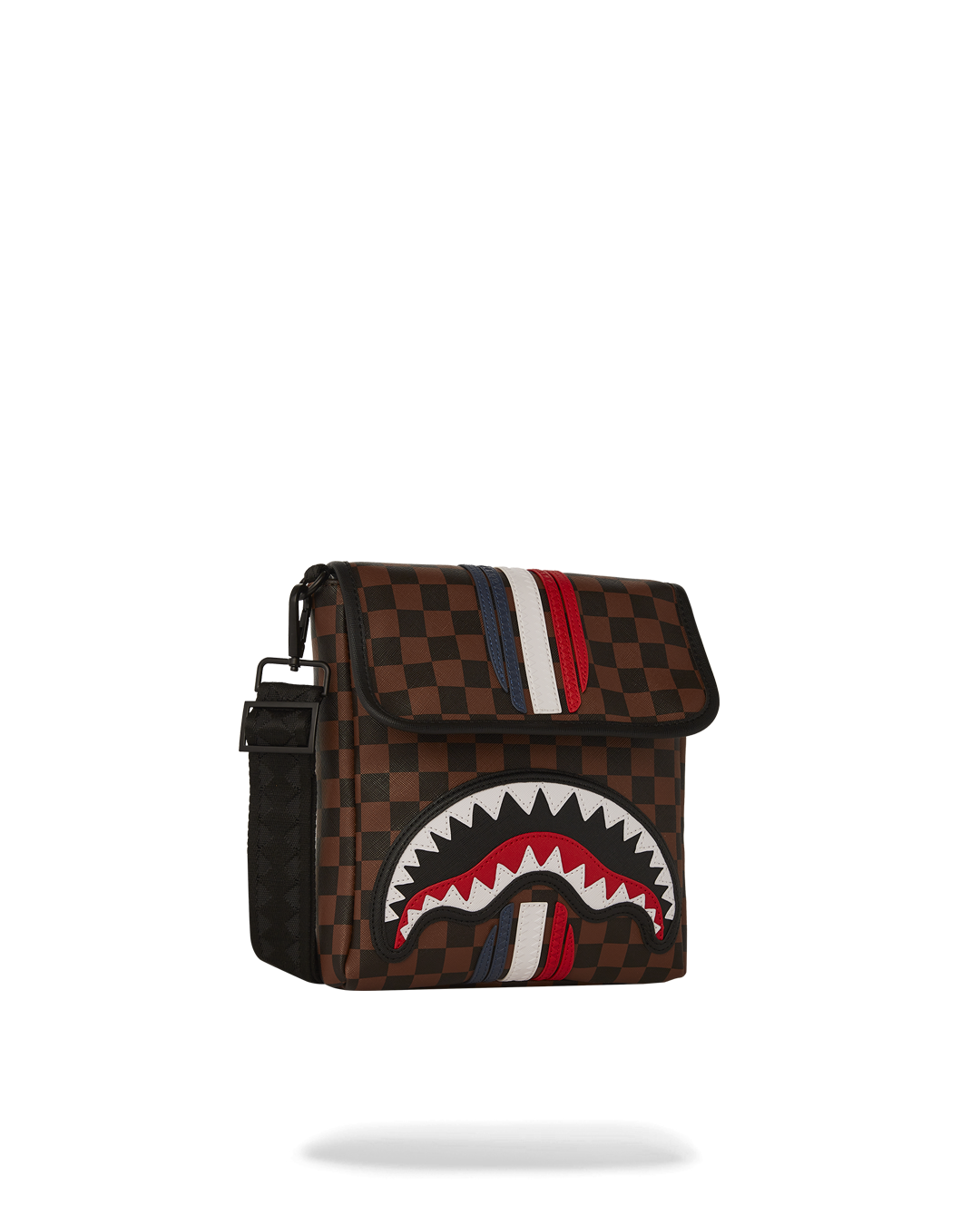 Messenger bag styled with everyday essentials for a day out in the city