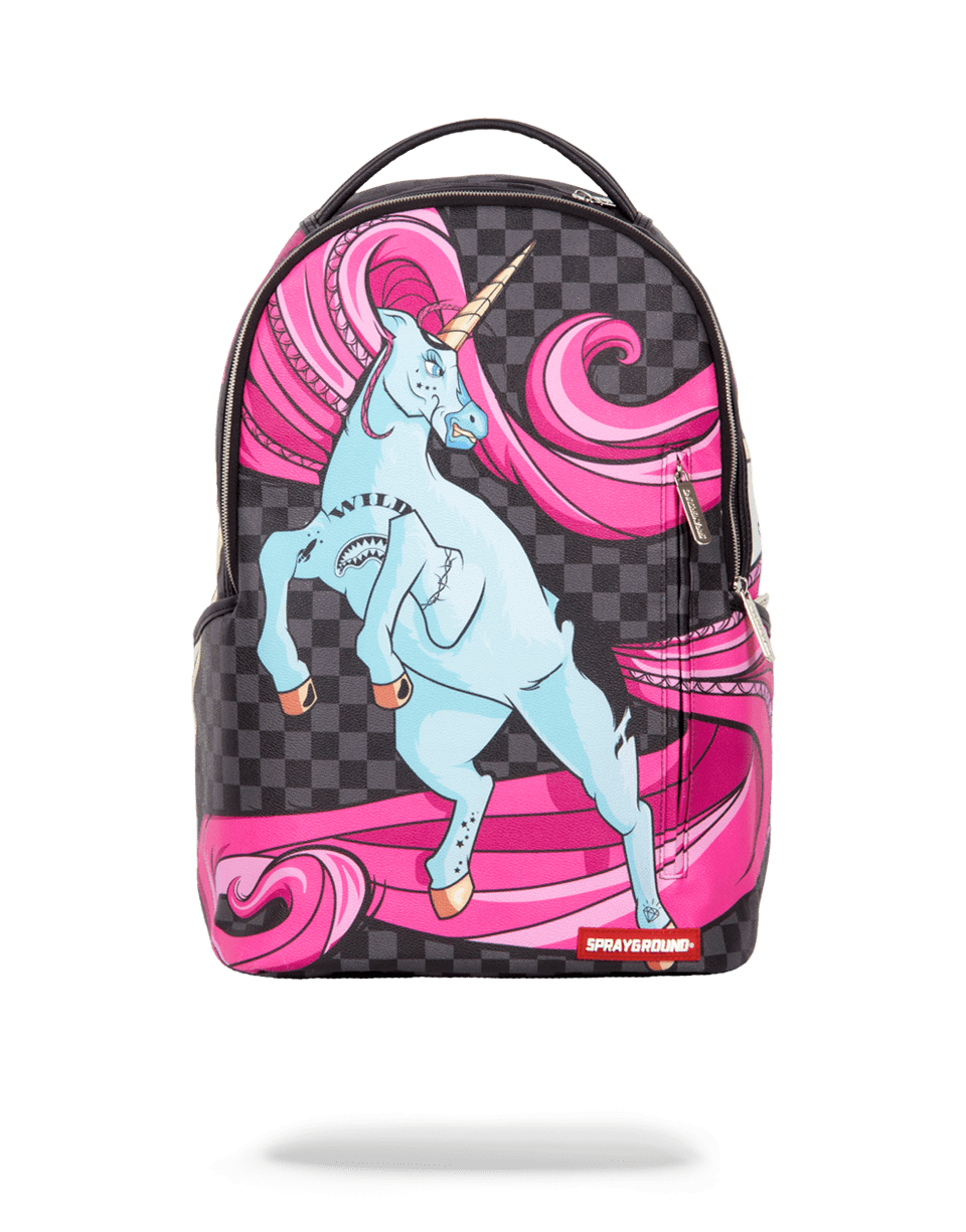 Front view of the Adventure Ready Backpack showcasing the zippered pockets.