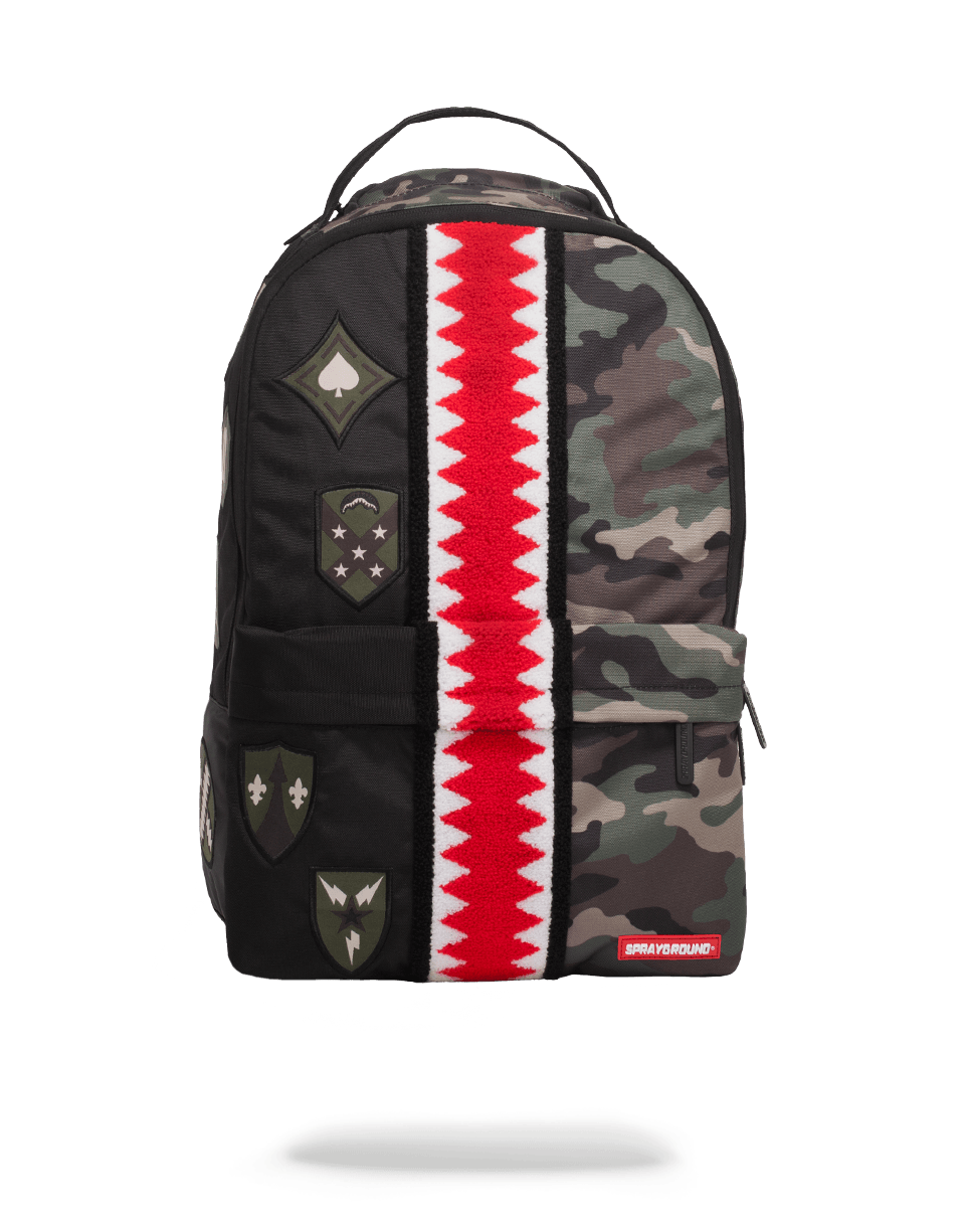 Tactical hiking backpack with water-resistant bags and multiple pockets