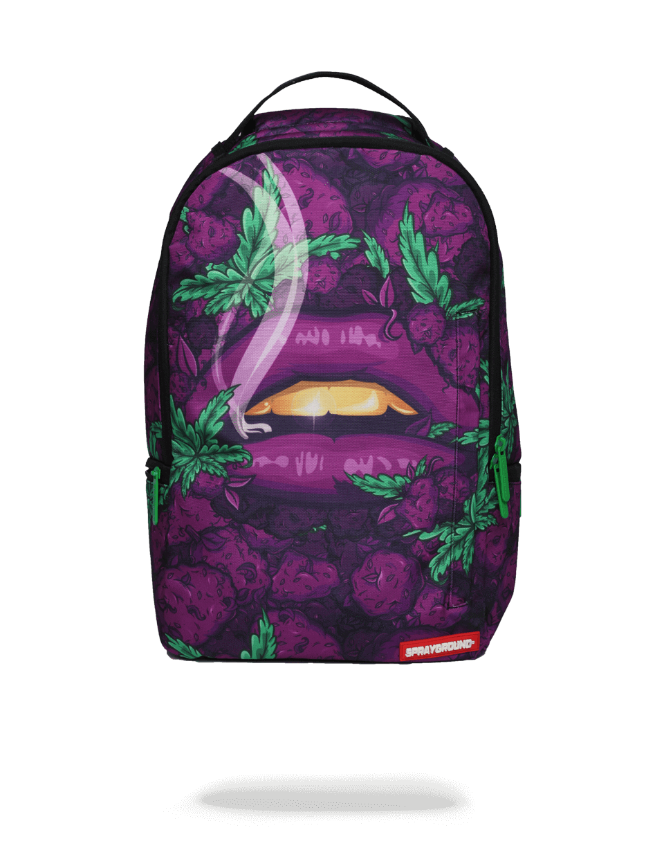 Front view of durable backpack showing zippered compartments and streamlined silhouette
