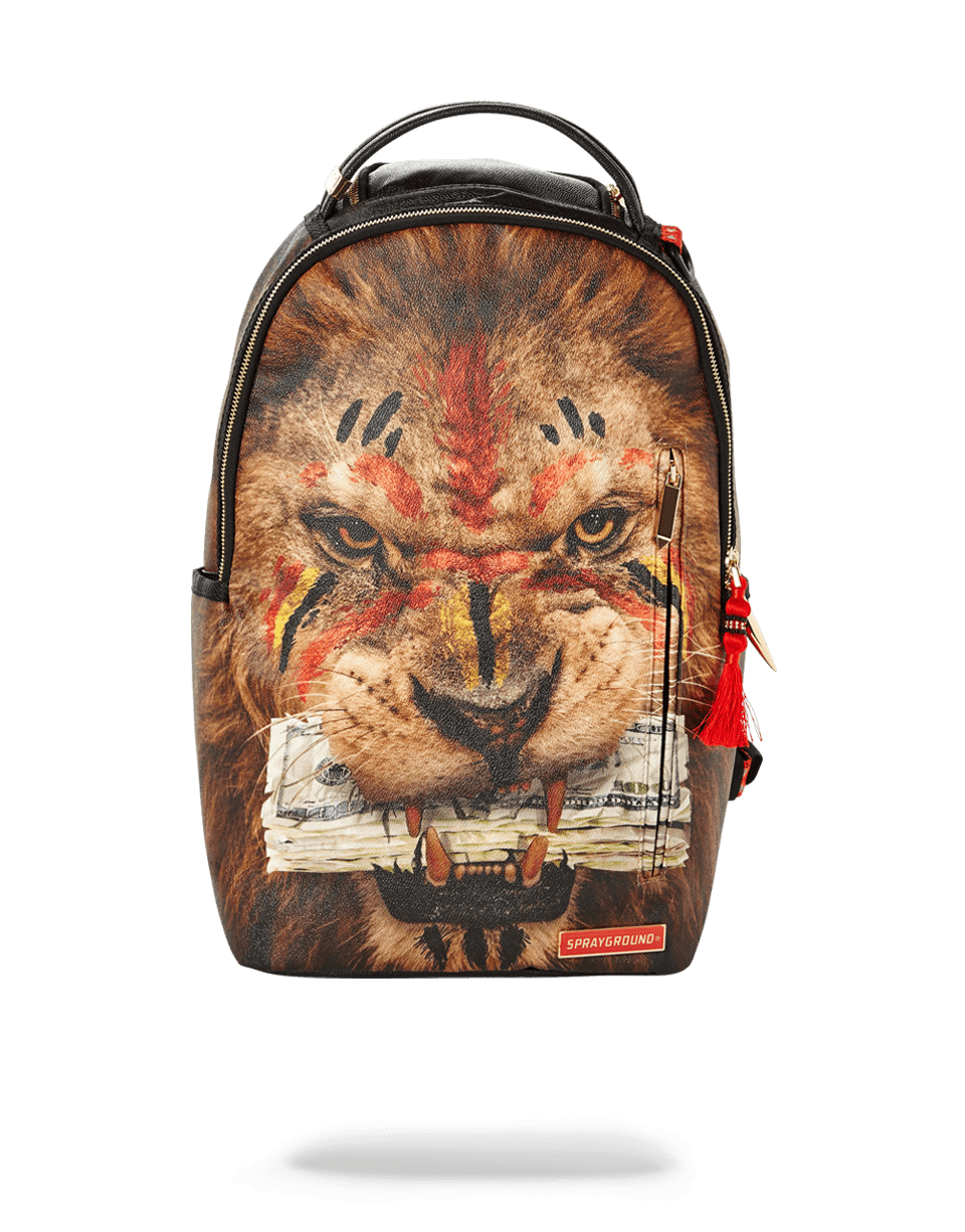Front view of the Royal Heritage A.I. travel backpack with ergonomic design.