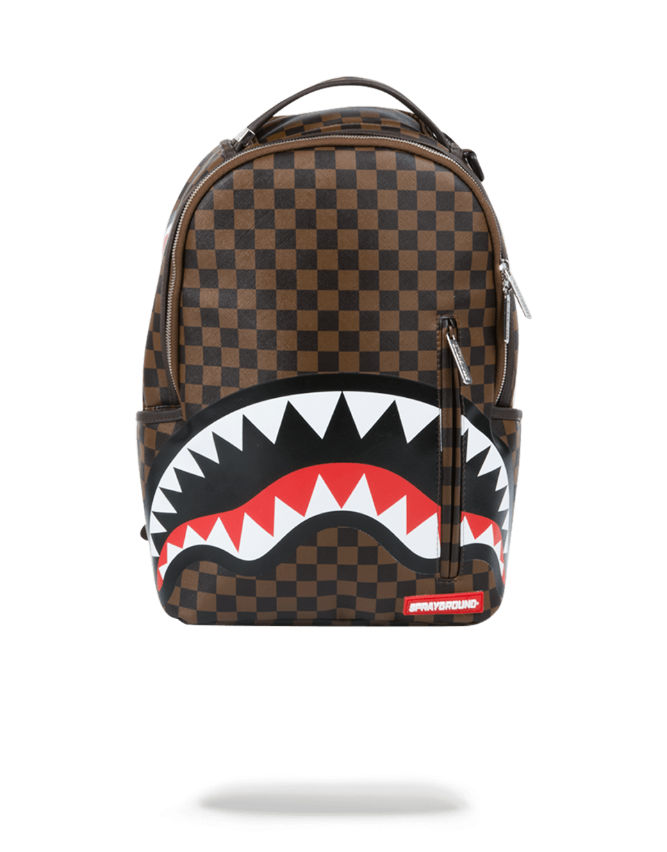 Urban Explorer brown designer backpack with ergonomic mesh padding.