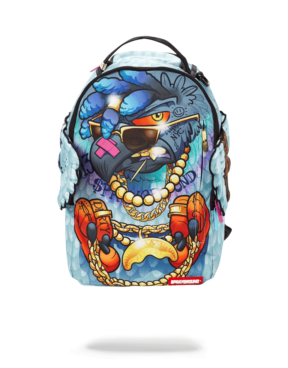 Urban Explorer Laptop Backpack with custom embroidered wings