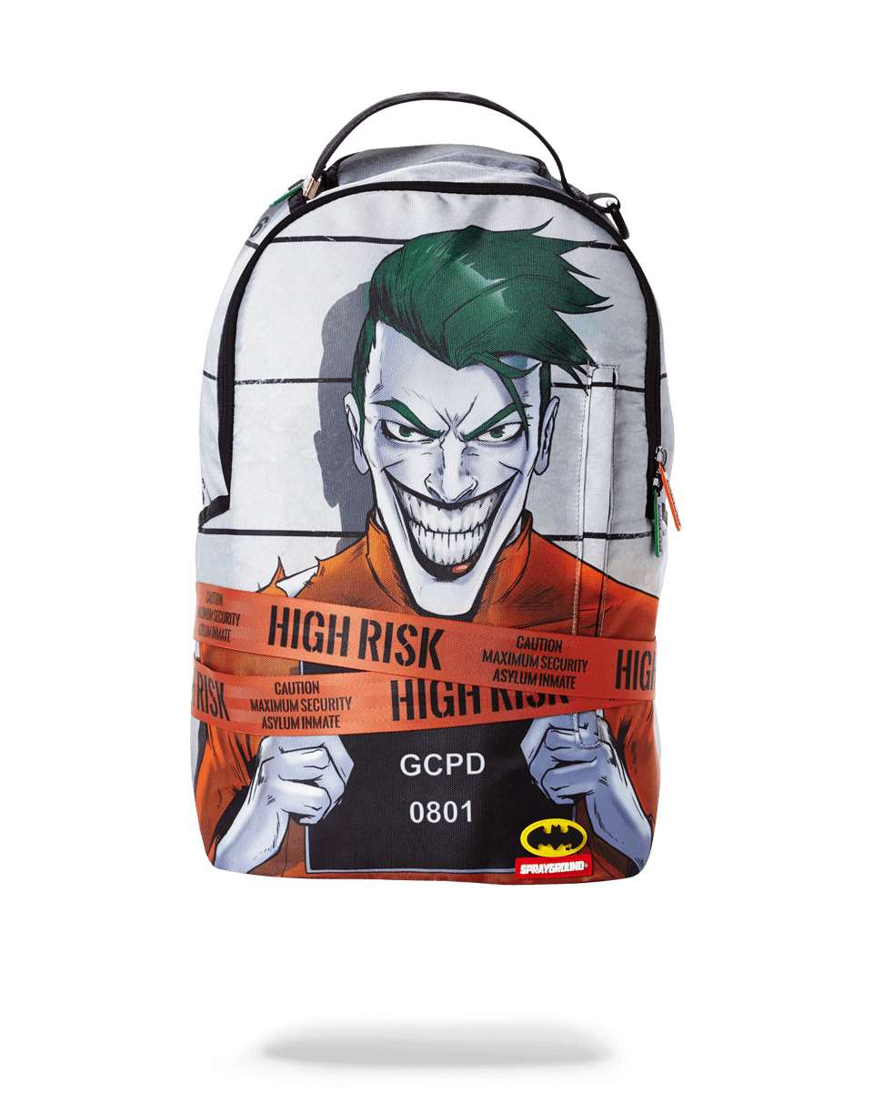 Sprayground Authentic Travel Backpack - front view with multiple pockets