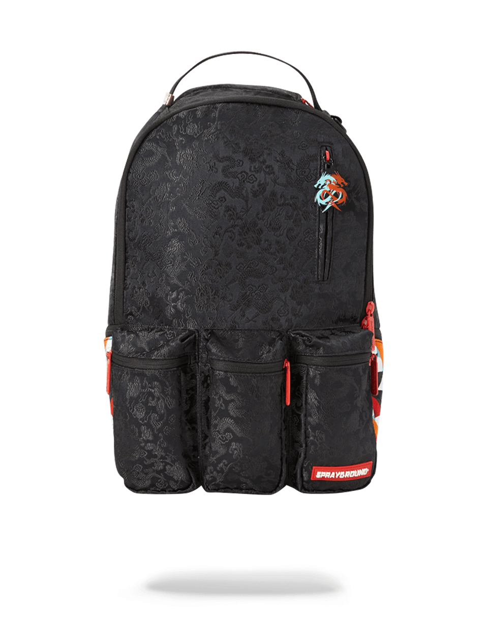 Urban Explorer Cargo Backpack - front view with multiple pockets
