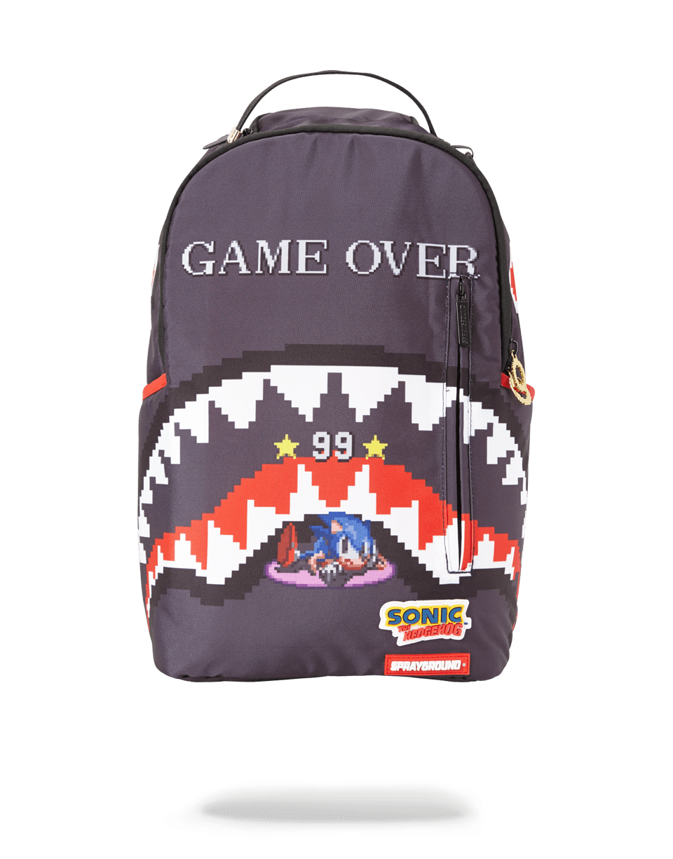 Sprayground Sharks in Paris Polaris Backpack with clear straps