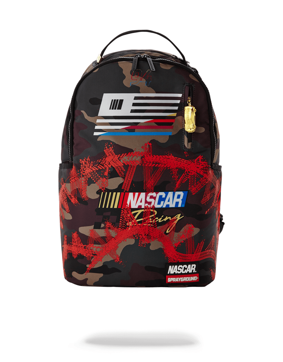 NASCAR BURNOUT BACKPACK by Sprayground with pink accents