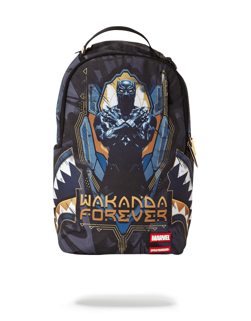 Side profile of traveler's backpack with padded straps and sleek compartments