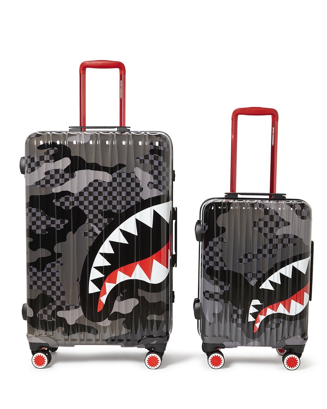 SHARKNAUTICS carry-on luggage with spinner wheels and TSA locks