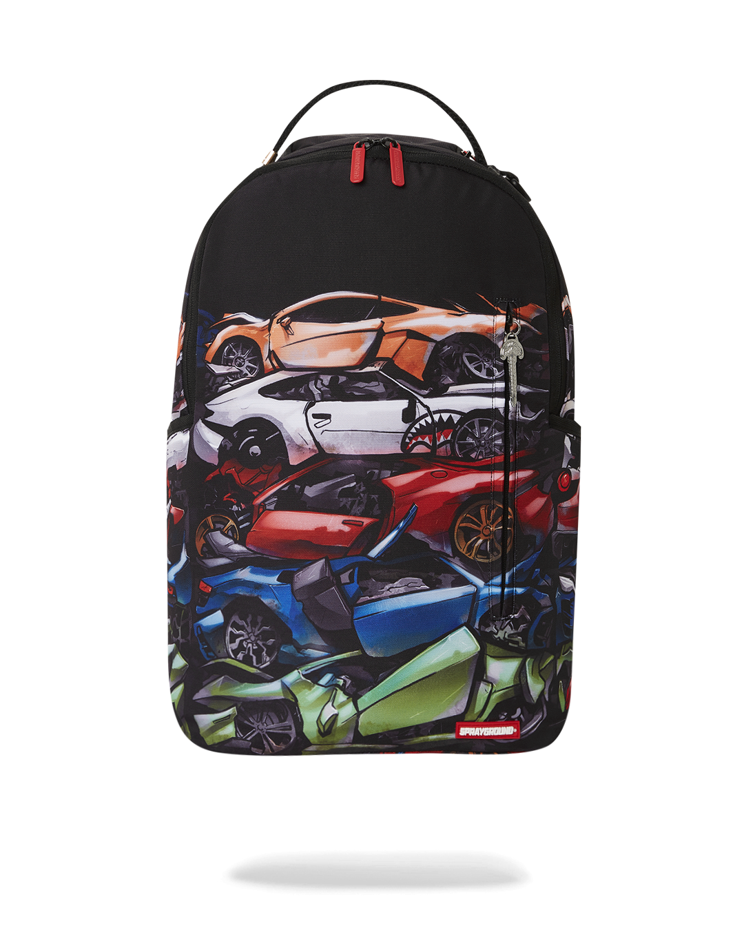 Crunch Time backpack worn by a woman in urban setting
