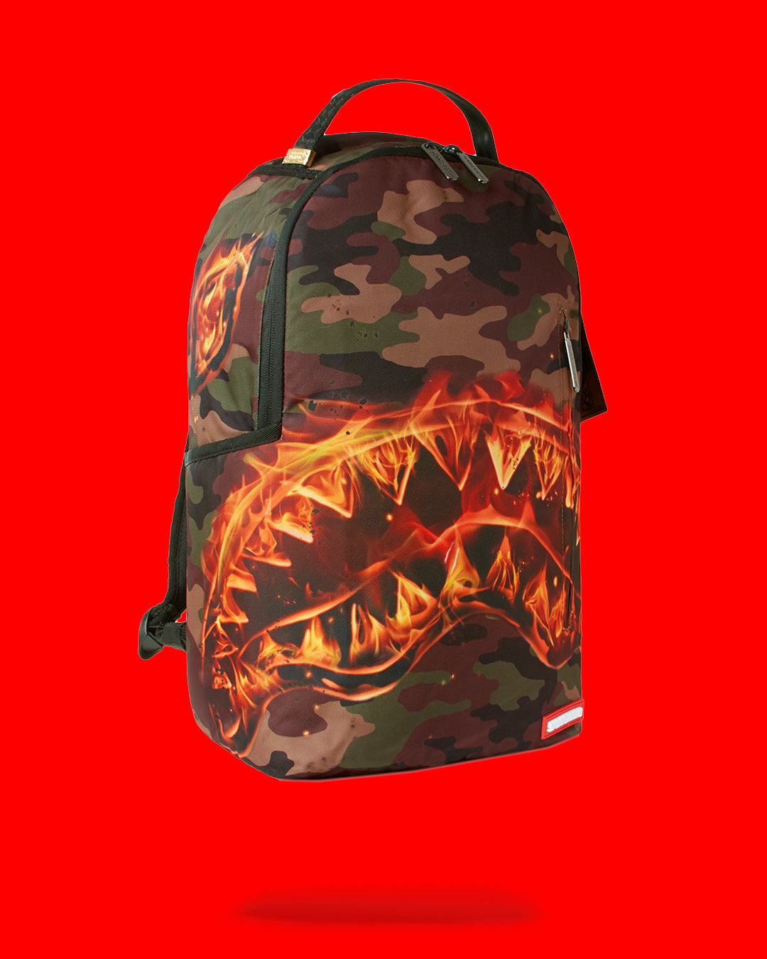 Aerial view showing ergonomic mesh padding and adjustable straps on fashion backpack
