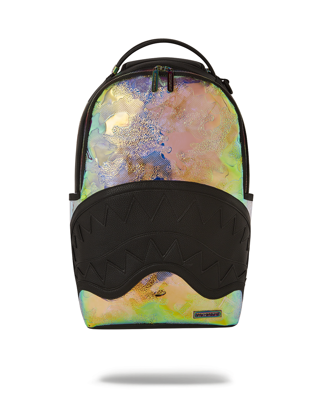 Vegan leather travel backpack in stylish design for women.