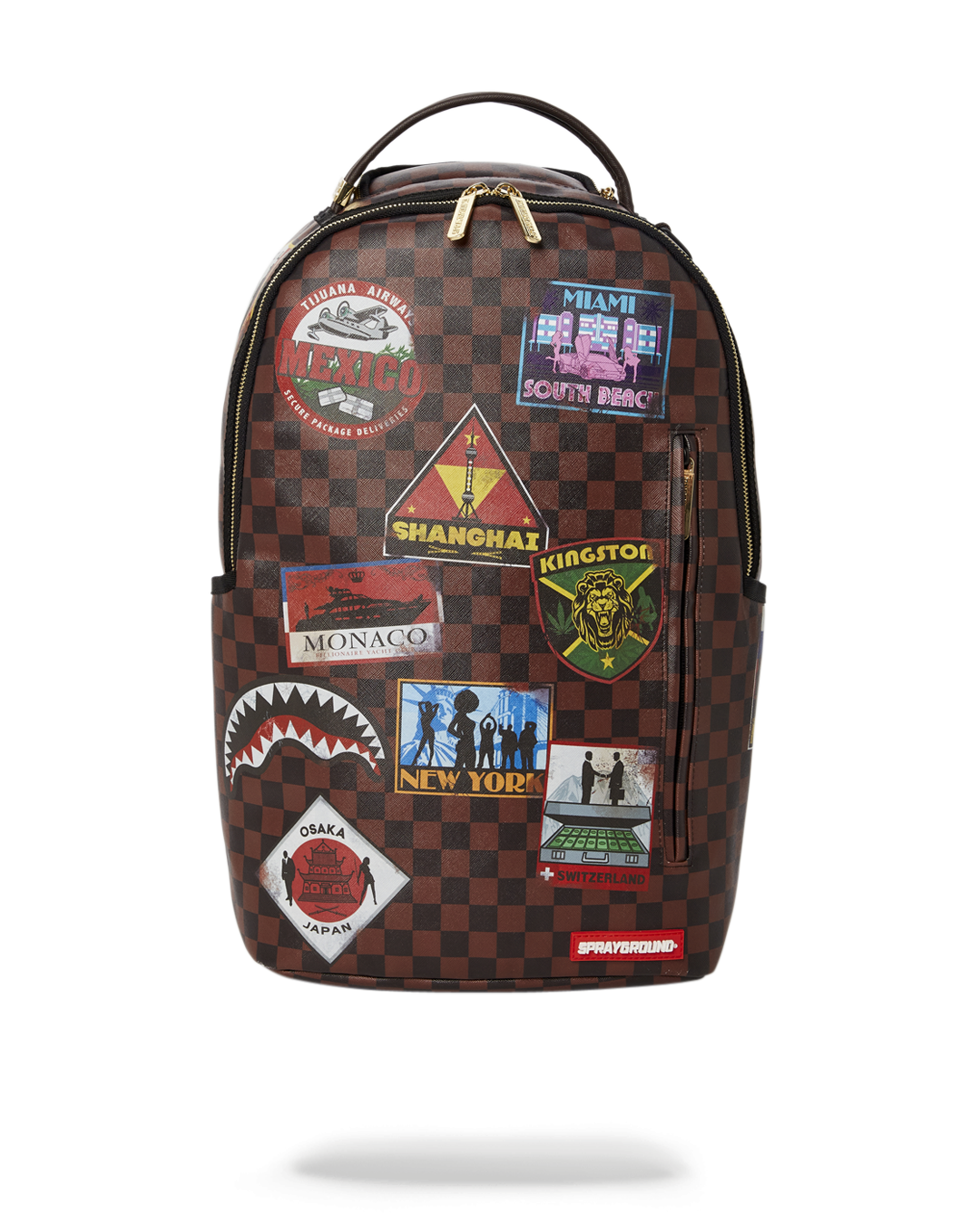 Sprayground Mogul Deluxe backpack with laptop compartment and ergonomic mesh back padding