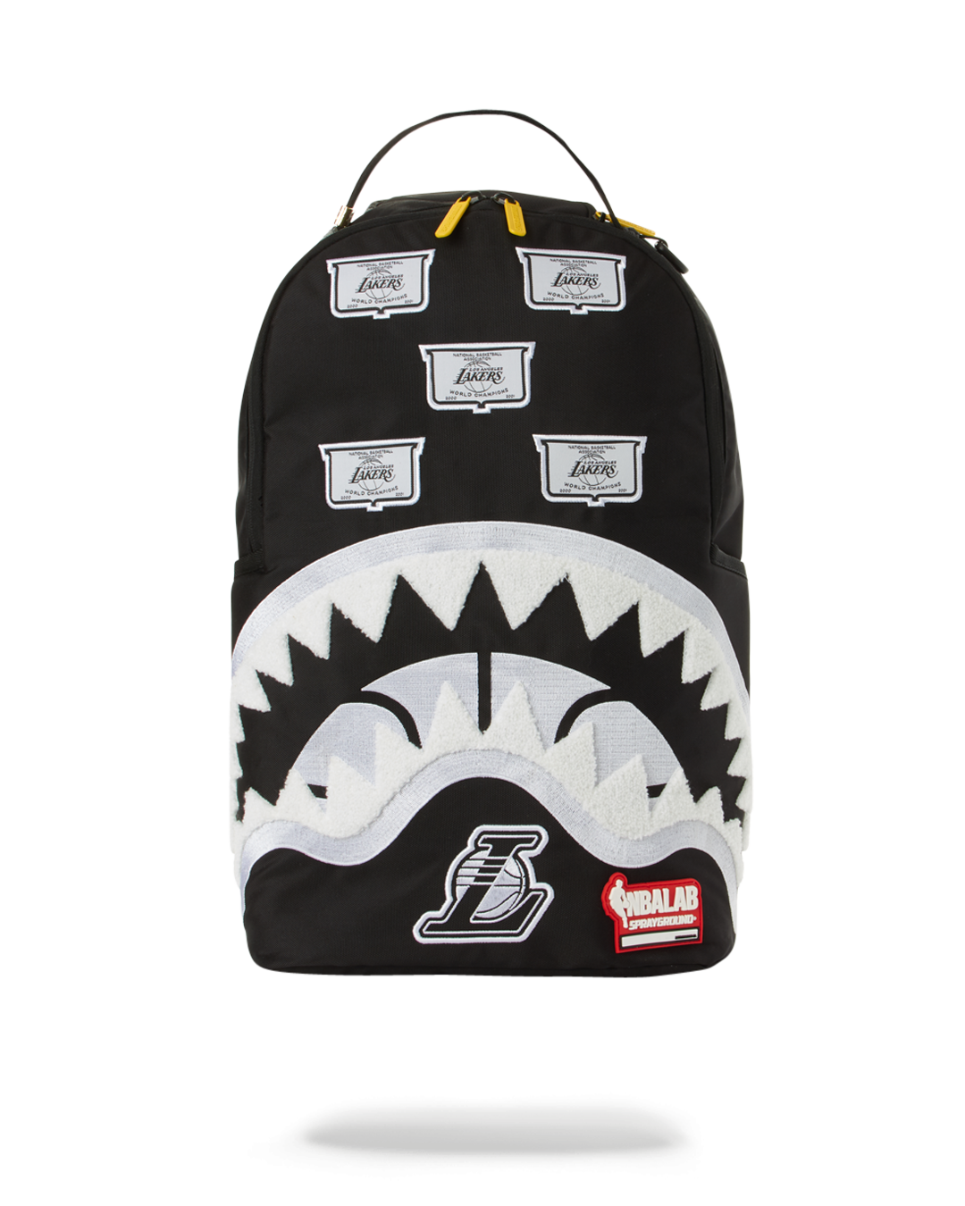 LA Lakers Championship NBA backpack with front zipper pocket