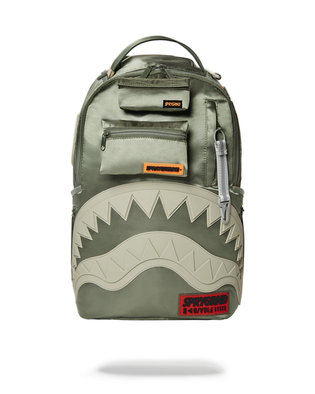 Tactical sling backpack worn over shoulder, showcasing side pockets and adjustable straps